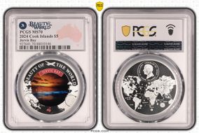2024 $5 Jervis Bay Beauty of the World MS70