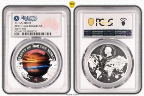 2024 $5 Jervis Bay Beauty of the World MS70