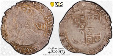 (1641-43) Shil S-2799 Triangle in Circle VF30