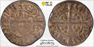 (1279-1307) 1D S-1393 London VF25