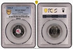 2006-P 25C Breast Cancer Awareness Colorized MS67