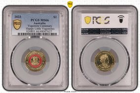 2023 $2 Vegemite Centenary Colorized Happy Little Vegemites MS66