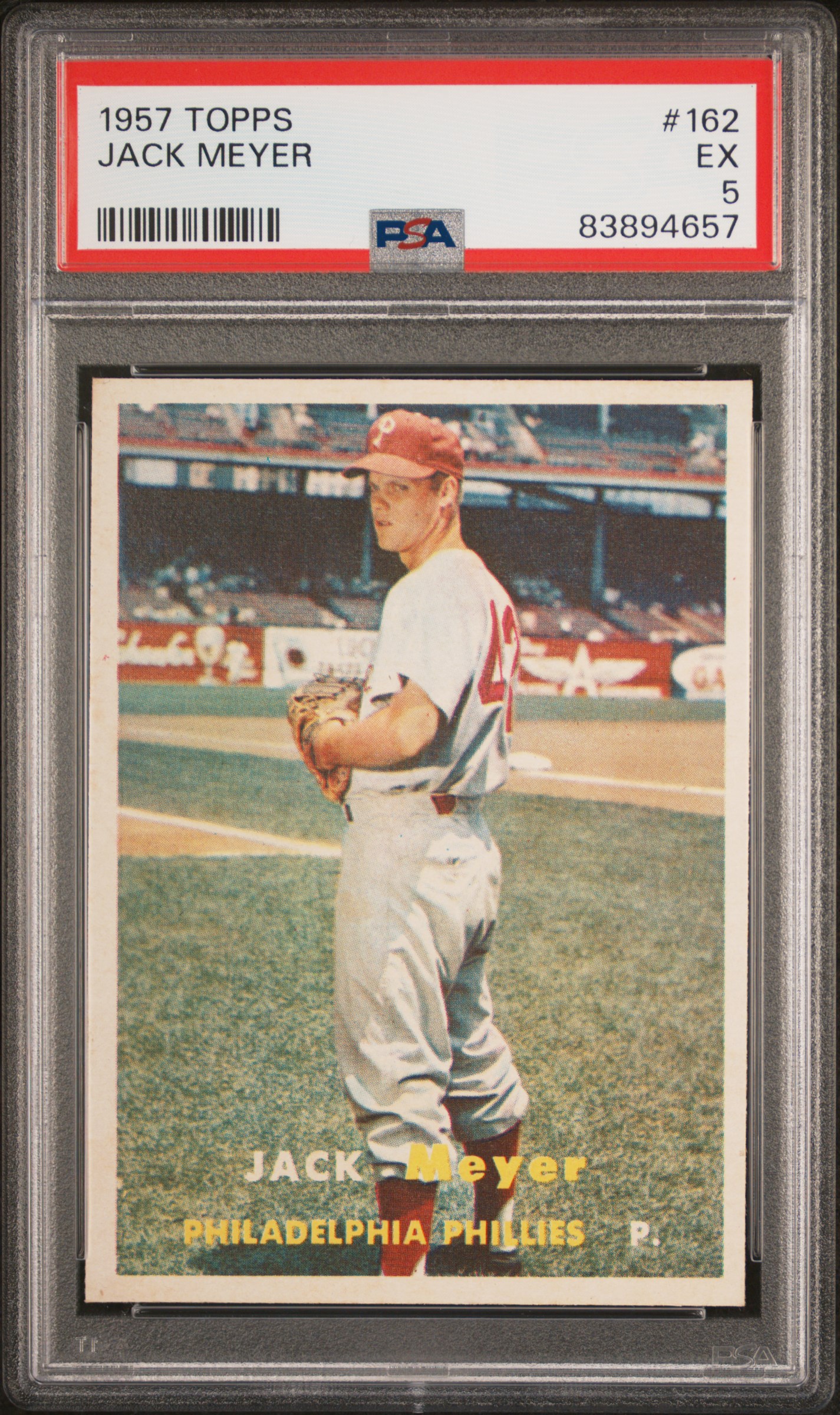 1957 TOPPS #162 JACK MEYER