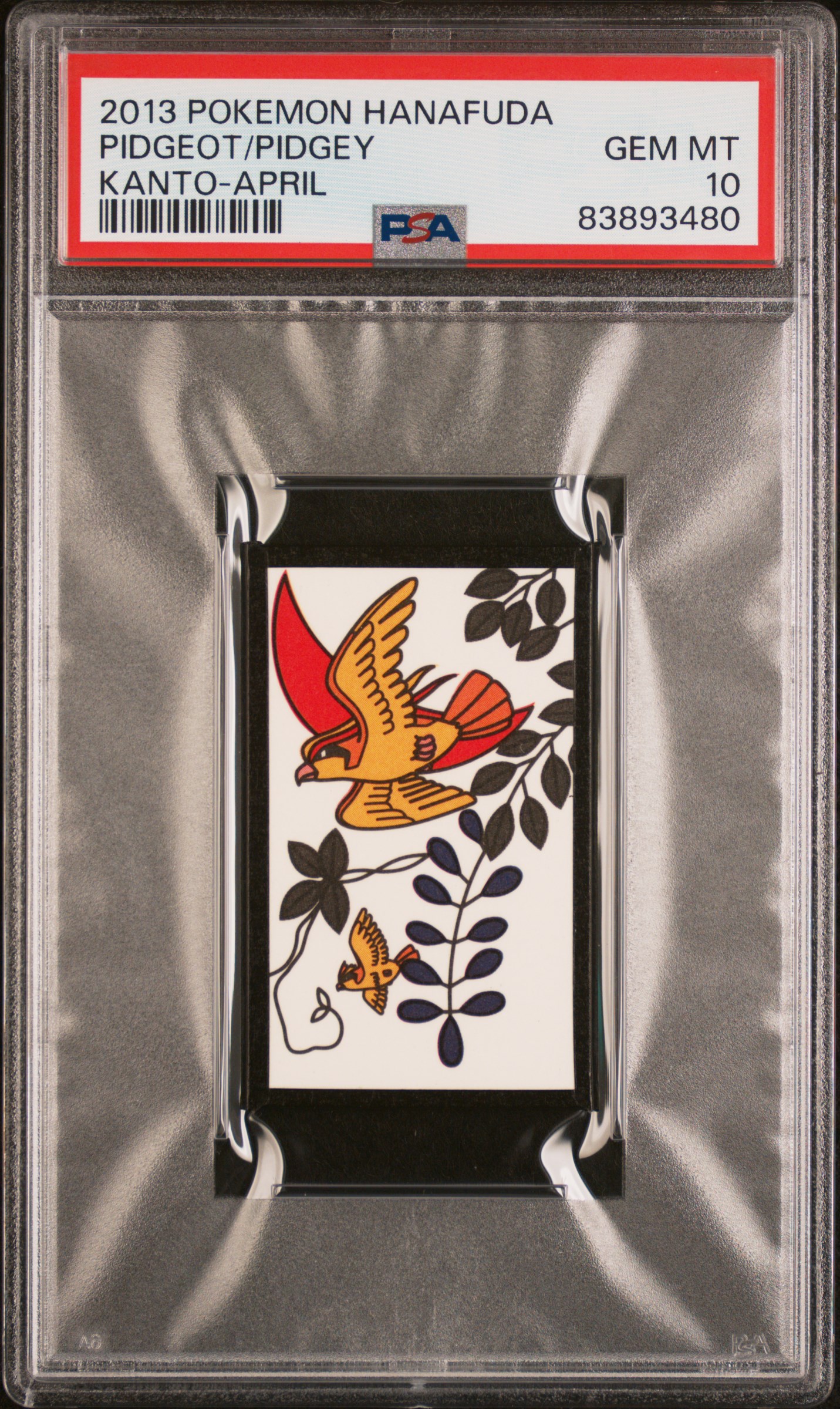 2013 POKEMON HANAFUDA KANTO PIDGEOT/PIDGEY KANTO-APRIL