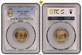 2015 $2 Lest We Forget Colorized MS67