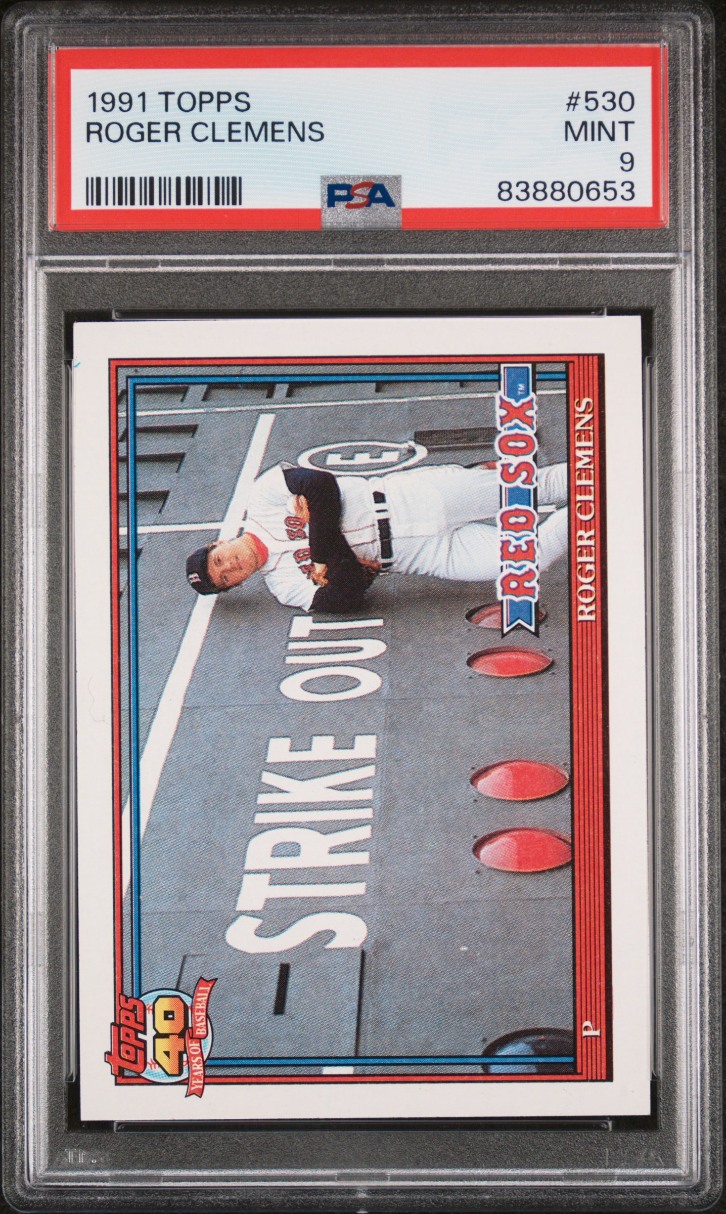 1991 TOPPS #530 ROGER CLEMENS