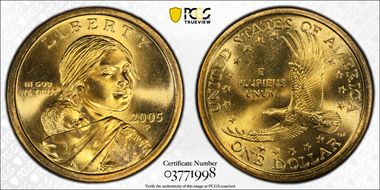 2005-P SAC$1 MS67