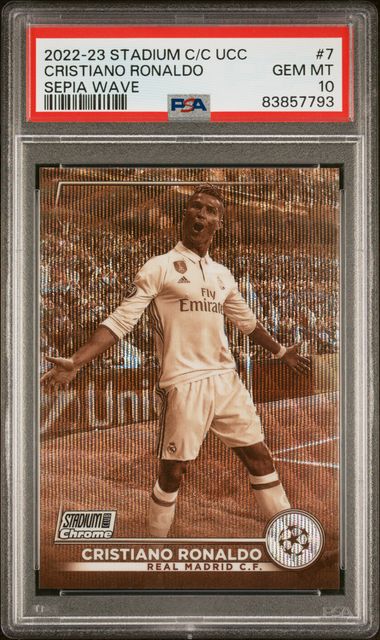 2004 Upper Deck SP Authentic Manchester United Gold #7 Cristiano