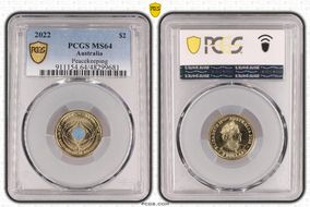 2022 $2 Peacekeeping - Colorized MS64