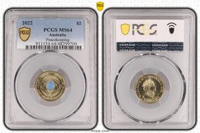 2022 $2 Peacekeeping - Colorized MS64