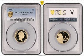 1992 $2 PR70DCAM