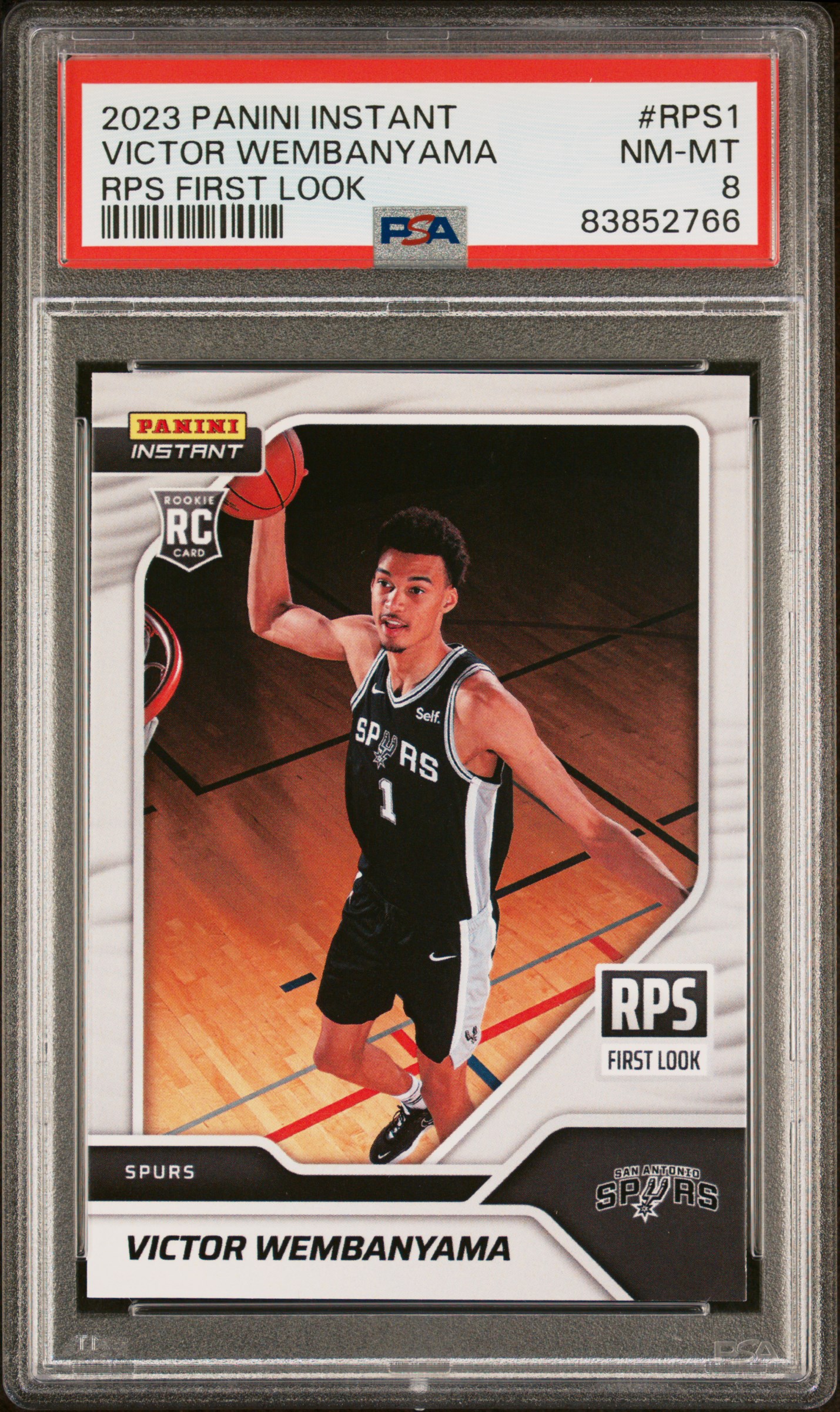2023 PANINI INSTANT RPS FIRST LOOK #RPS1 VICTOR WEMBANYAMA