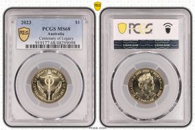 2023 $1 Centenary of Legacy MS68
