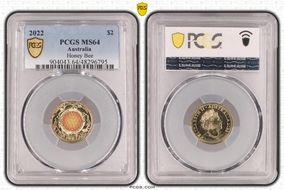 2022 $2 Honey Bee Colorized MS64