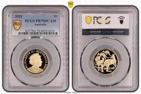 2021 $1 PR70DCAM