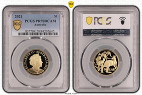 2021 $1 PR70DCAM