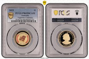 2023 $1 Vegemite Centenary Colorized PR69DCAM