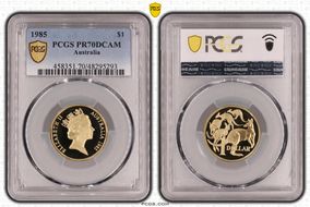 1985 $1 PR70DCAM