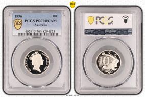 1996 10C PR70DCAM