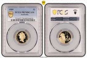 1989 $2 PR70DCAM