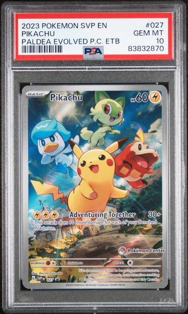 2019 Pokemon Japanese Sun & Moon Promo Limited Collection Master Battle Set  Full Art Holofoil #400 Pikachu – PSA MINT 9 on Goldin Auctions