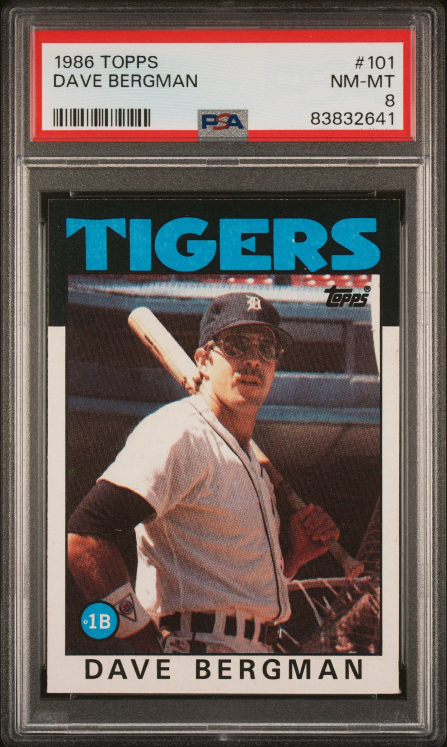 1986 TOPPS #101 DAVE BERGMAN