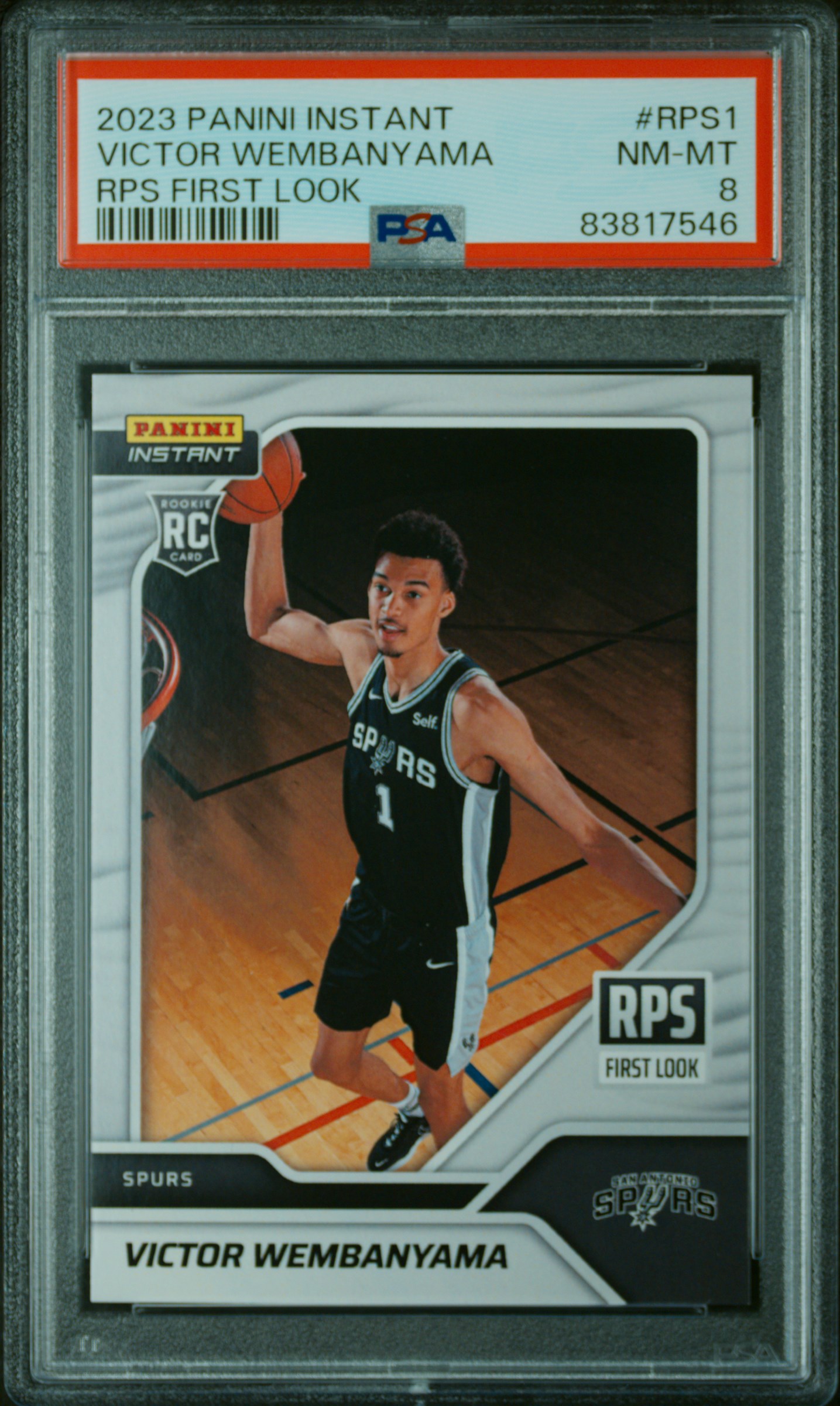 2023 PANINI INSTANT RPS FIRST LOOK #RPS1 VICTOR WEMBANYAMA