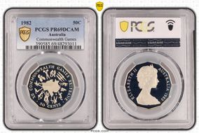 1982 50C Commonwealth Games PR69DCAM