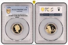 1996 $2 PR69DCAM