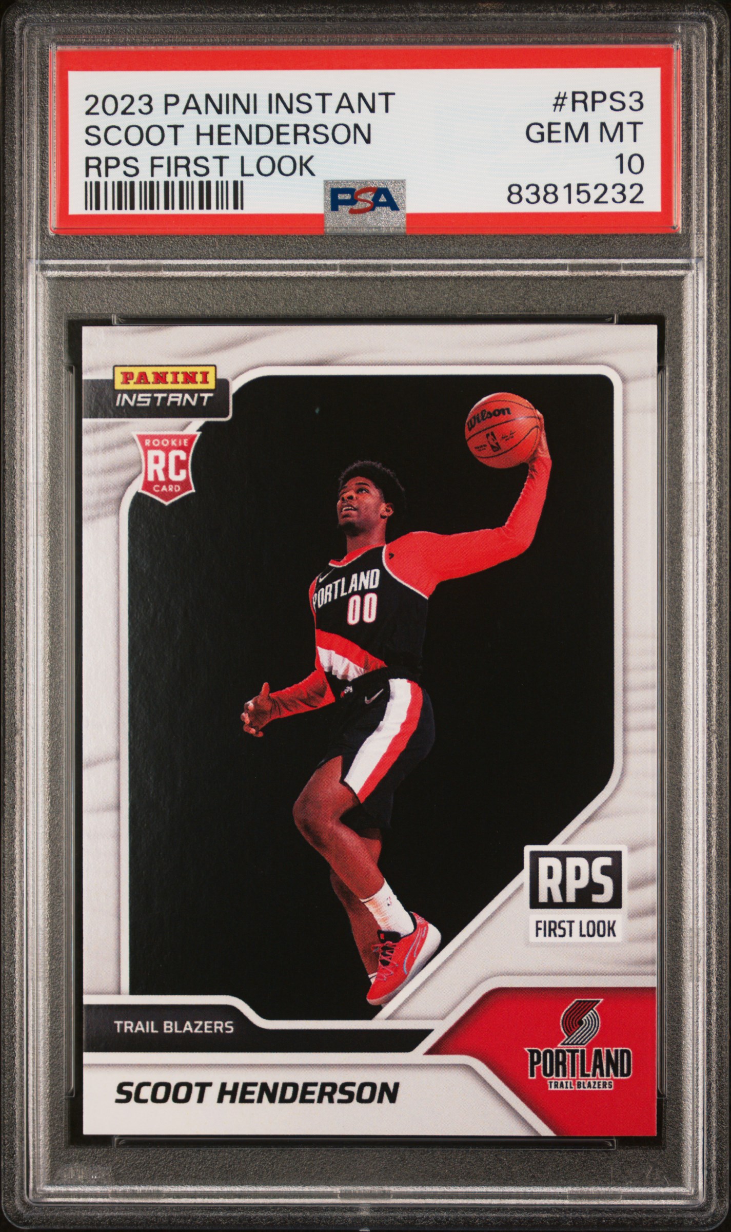 2023 PANINI INSTANT RPS FIRST LOOK #RPS3 SCOOT HENDERSON
