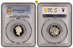 1989 10C PR70DCAM