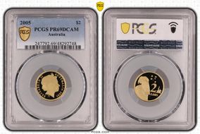 2005 $2 PR69DCAM