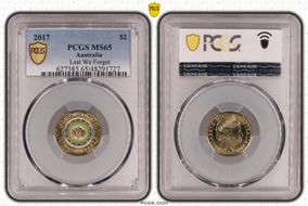 2017 $2 Lest We Forget Colorized MS65