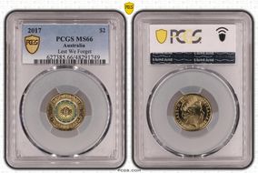 2017 $2 Lest We Forget Colorized MS66