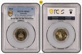 2016 $2 50 Yrs Decimal Currency MS65