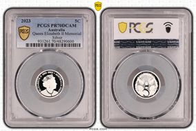 2023 5C Queen Elizabeth II Memorial Silver PR70DCAM