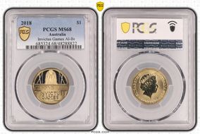 2018 $1 Invictus Games Al-Br MS68