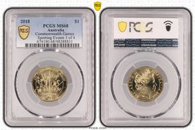 2018 $1 Commonwealth Games Sporting Events 3 of 4 MS68