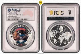 2024 $5 Mitchell Falls Beauty of the World MS70