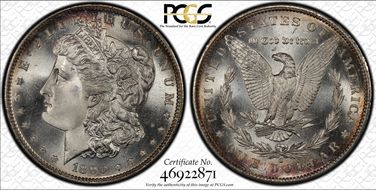 1890-S $1 MS67