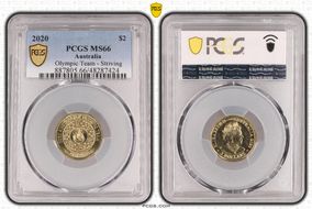 2020 $2 Olympic Team - Striving MS66