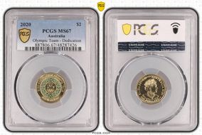 2020 $2 Olympic Team - Dedication MS67
