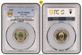 2020 $2 Olympic Team - Dedication MS66