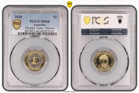 2020 $2 Olympic Team - Passion MS66