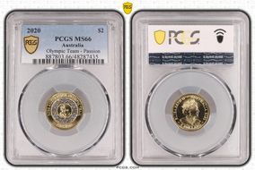 2020 $2 Olympic Team - Passion MS66