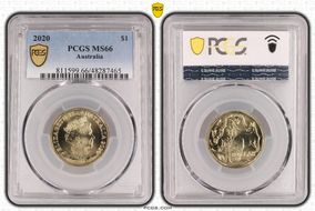 2020 $1 MS66