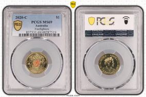 2020-C $2 Firefighters Colorized MS69