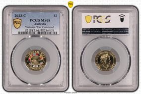 2023-C $2 Vietnam War Colorized MS68