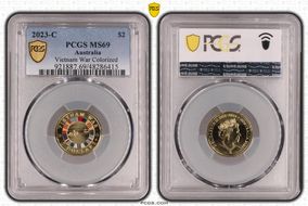 2023-C $2 Vietnam War Colorized MS69