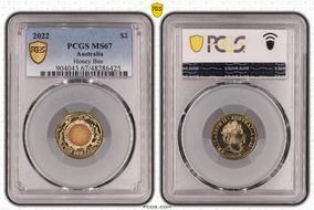 2022 $2 Honey Bee Colorized MS67